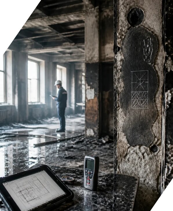Обследование зданий после пожара в Нурлате от 15641 р. | ЭкспертизаРоссия