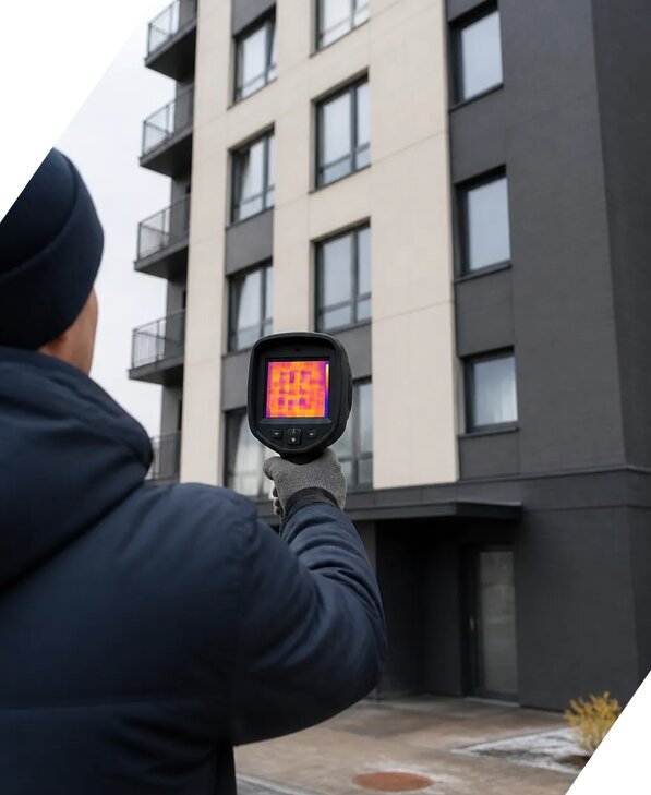 Тепловизионное обследование зданий в Нурлате от 5214 р. | ЭкспертизаРоссия