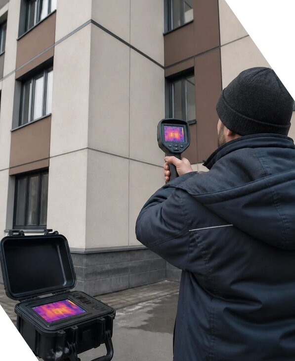 Тепловизионное обследование зданий и сооружений в Нурлате